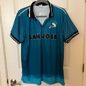 San Jose Sharks soccer jersey